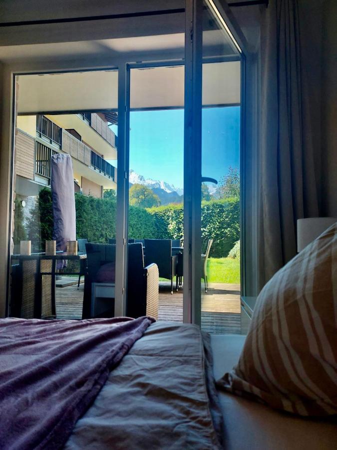 Zentral, Ruhig & Stilvoll Mit Bergpanorama+ Garten Garmisch-Partenkirchen Exteriér fotografie